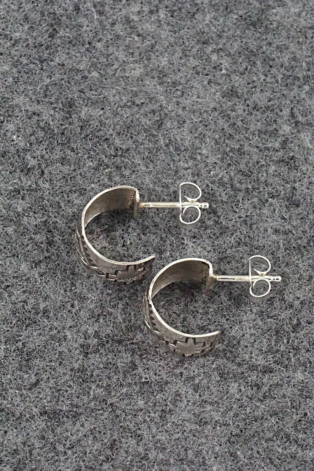 Sterling Silver Hoop Earrings - Nora Ashley