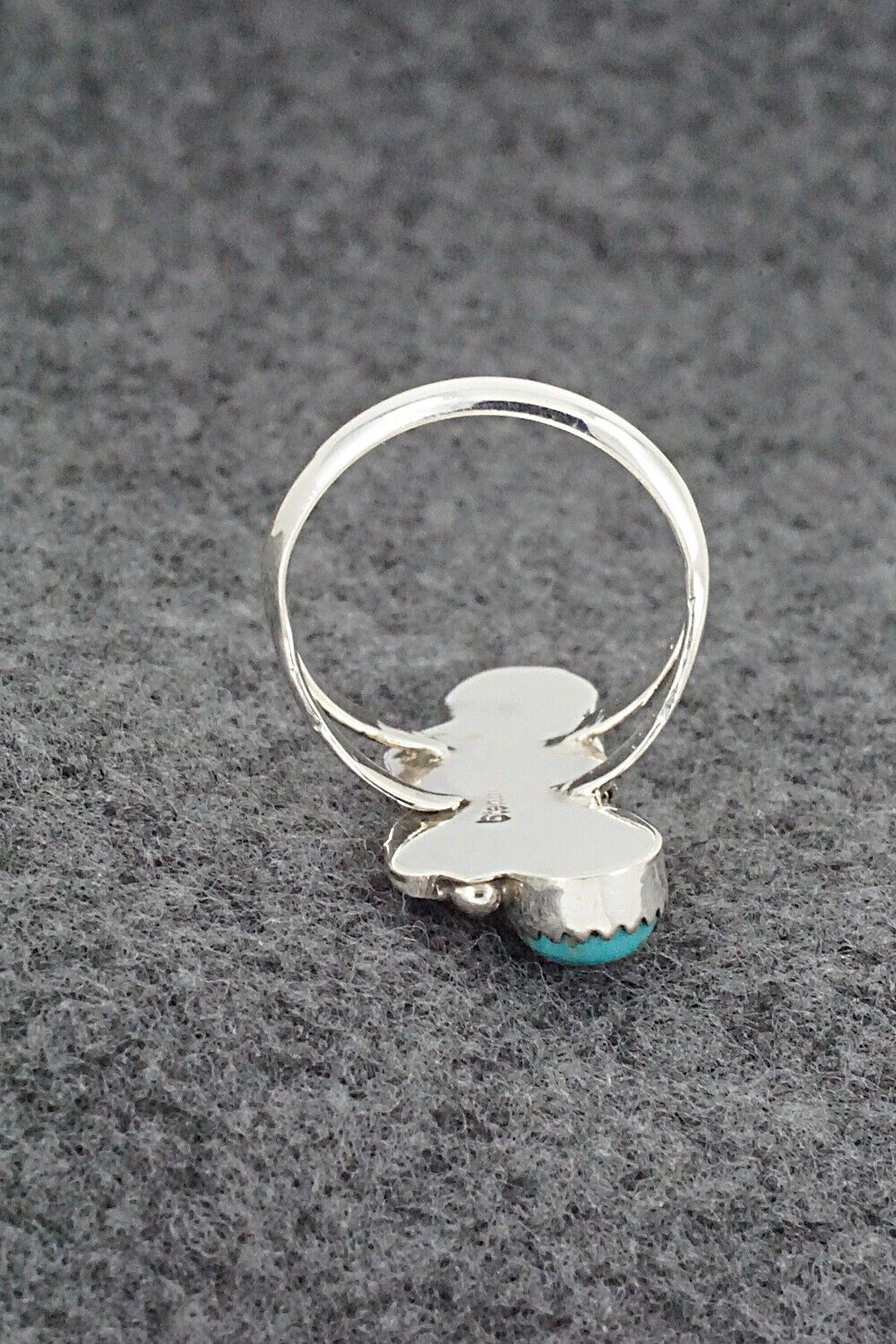 Turquoise & Sterling Silver Ring - Robert Martinez - Size 7.75
