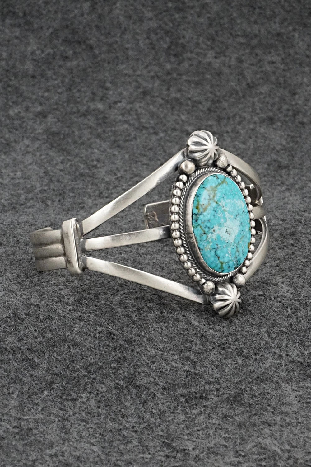 Turquoise & Sterling Silver Bracelet - Darrin Livingston