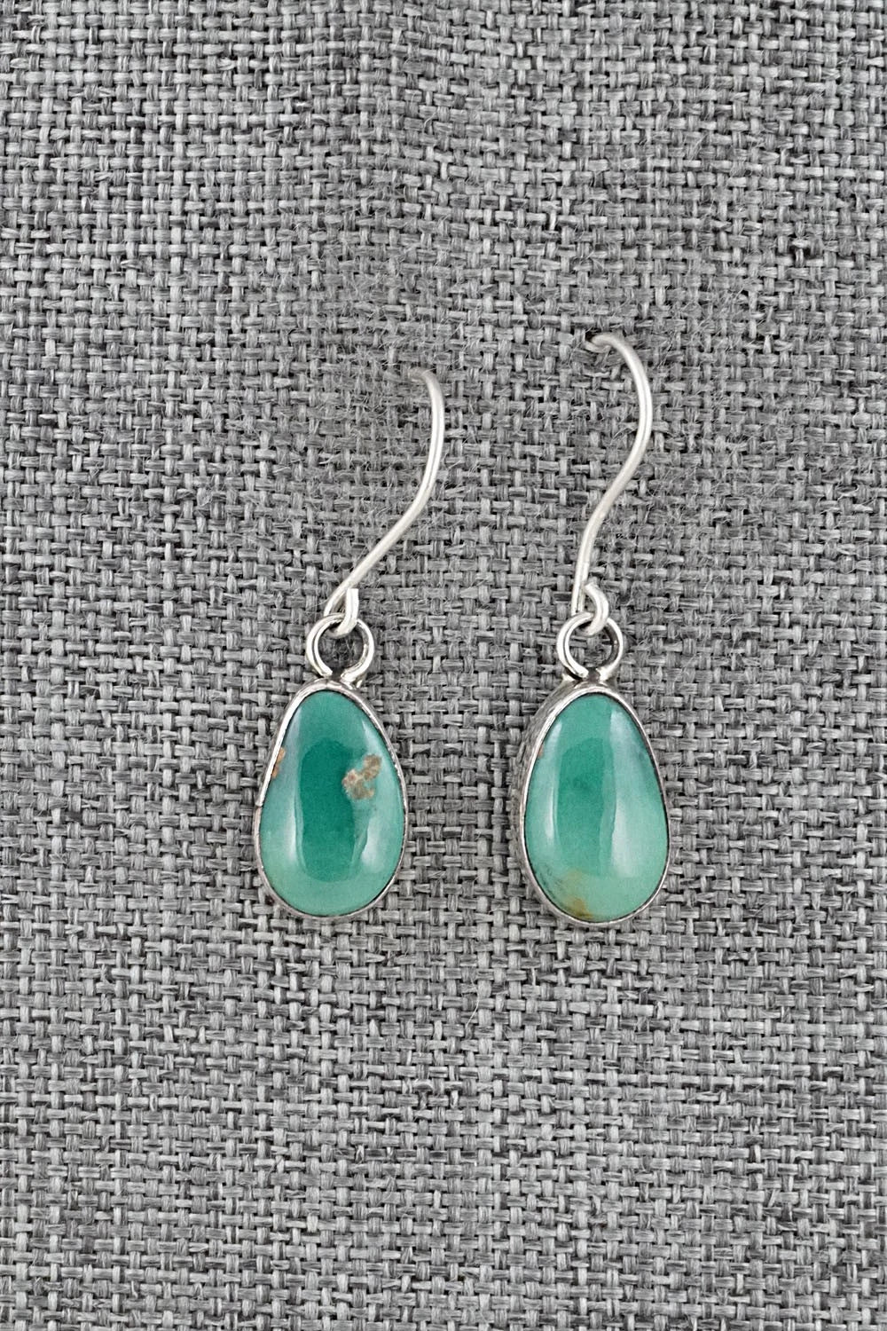 Turquoise & Sterling Silver Earrings - Rosemary Saunders