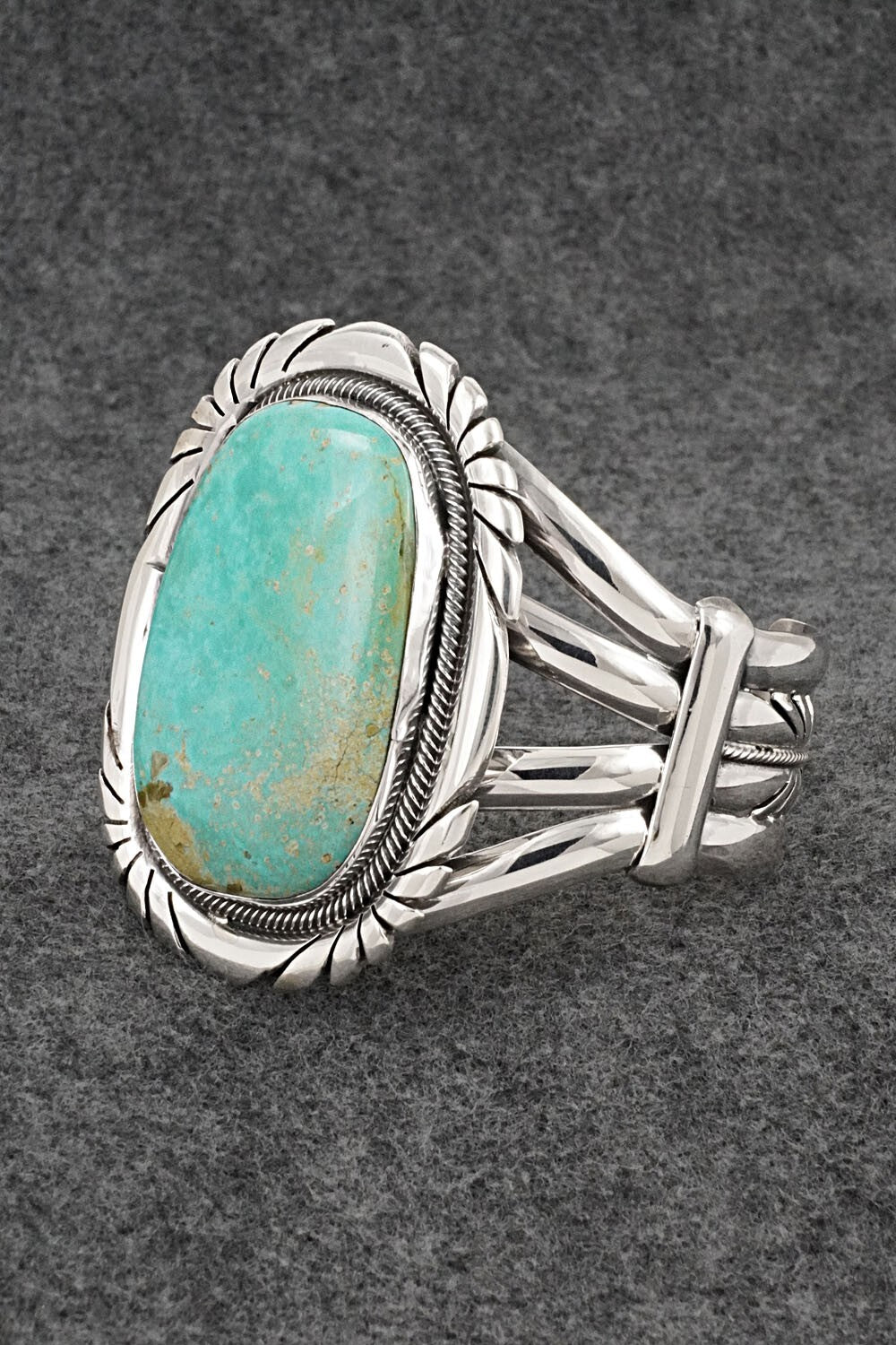 Turquoise & Sterling Silver Bracelet - Mark Yazzie