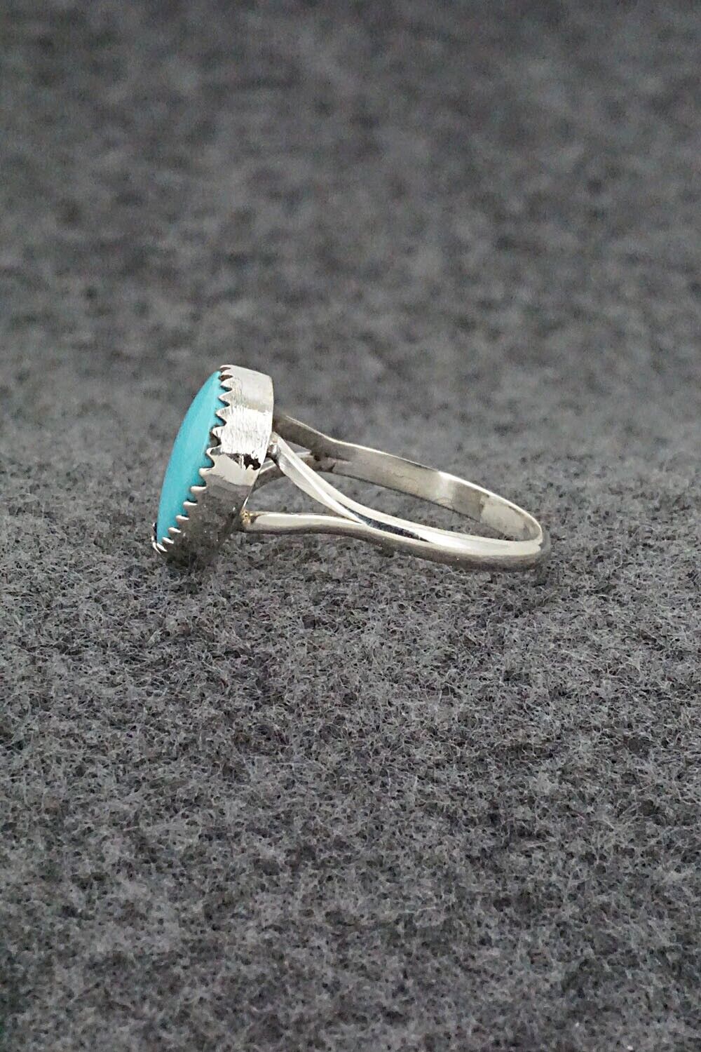 Turquoise & Sterling Silver Ring - Theresa Smith - Size 6.5