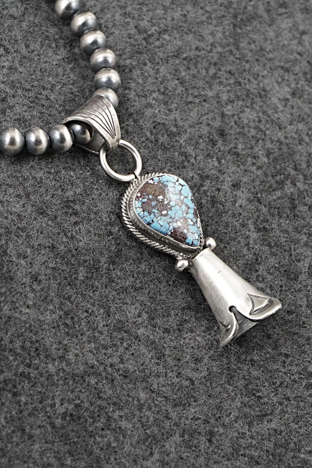 Turquoise & Sterling Silver Necklace - Sharon McCarthy