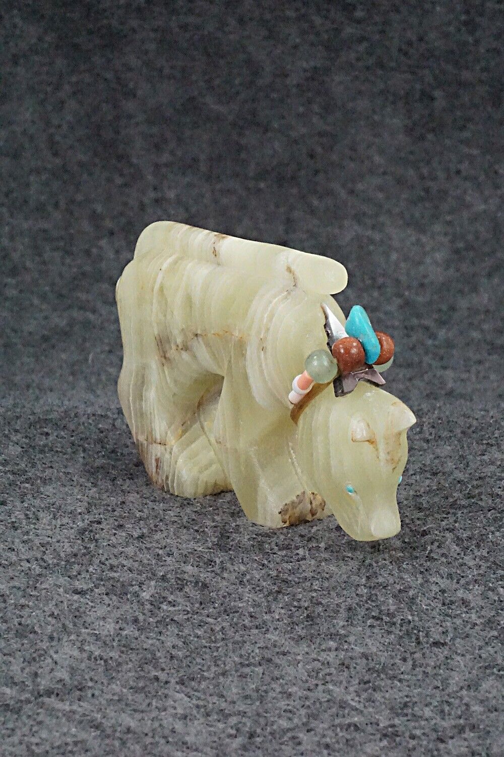 Mountain Lion Zuni Fetish Carving - Douglas Martza