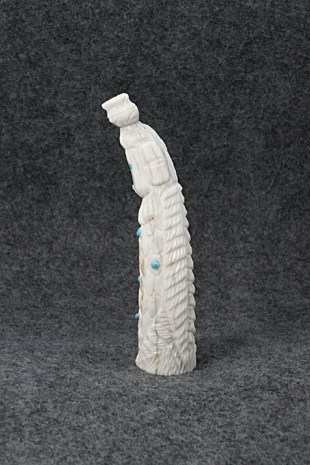 Corn Maiden Zuni Fetish Carving - Garrick Weeka