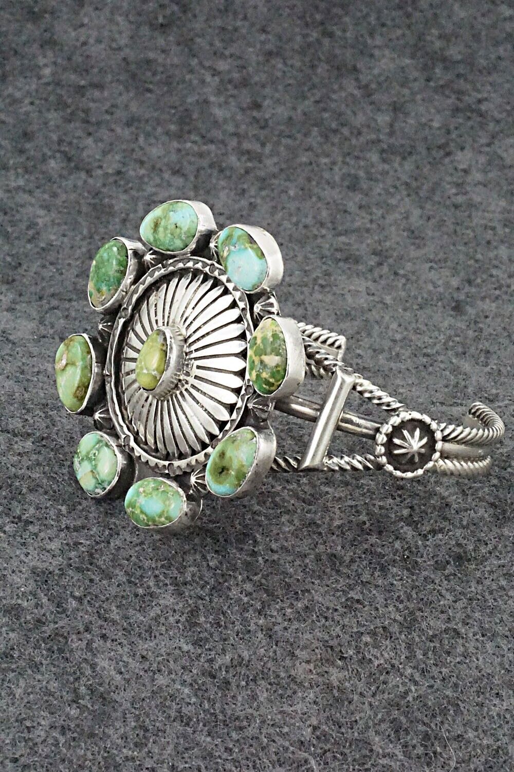 Turquoise & Sterling Silver Bracelet - Harry B. Yazzie