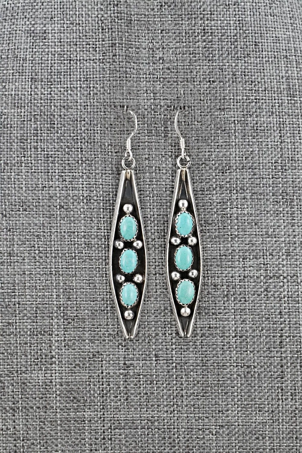 Turquoise & Sterling Silver Earrings - Paul Largo