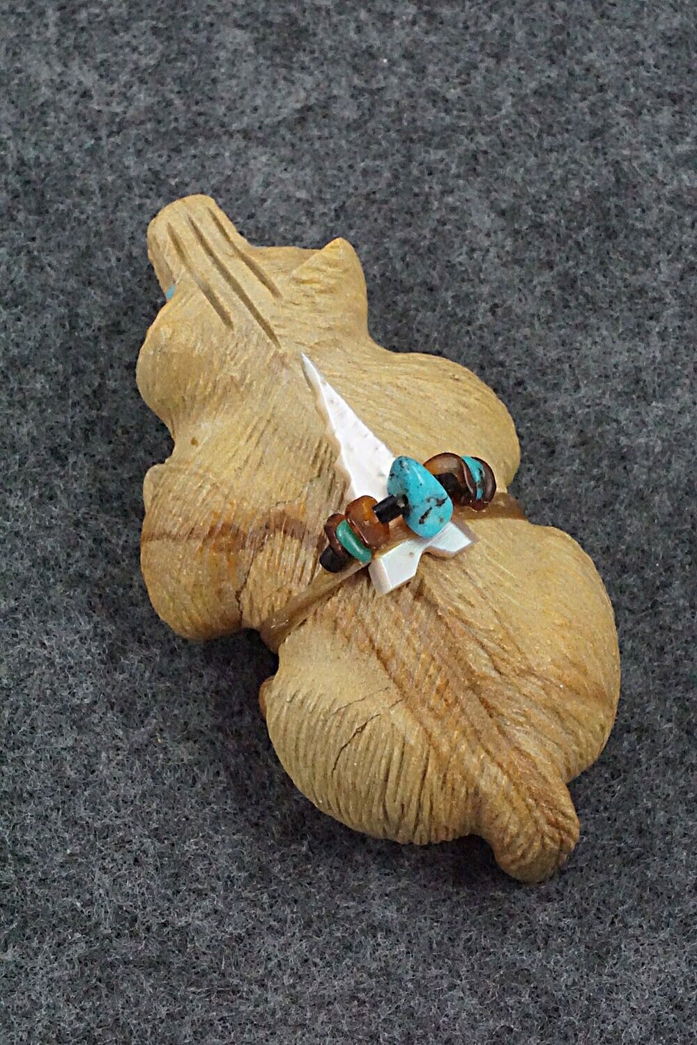 Badger Zuni Fetish Carving - Douglas Martza