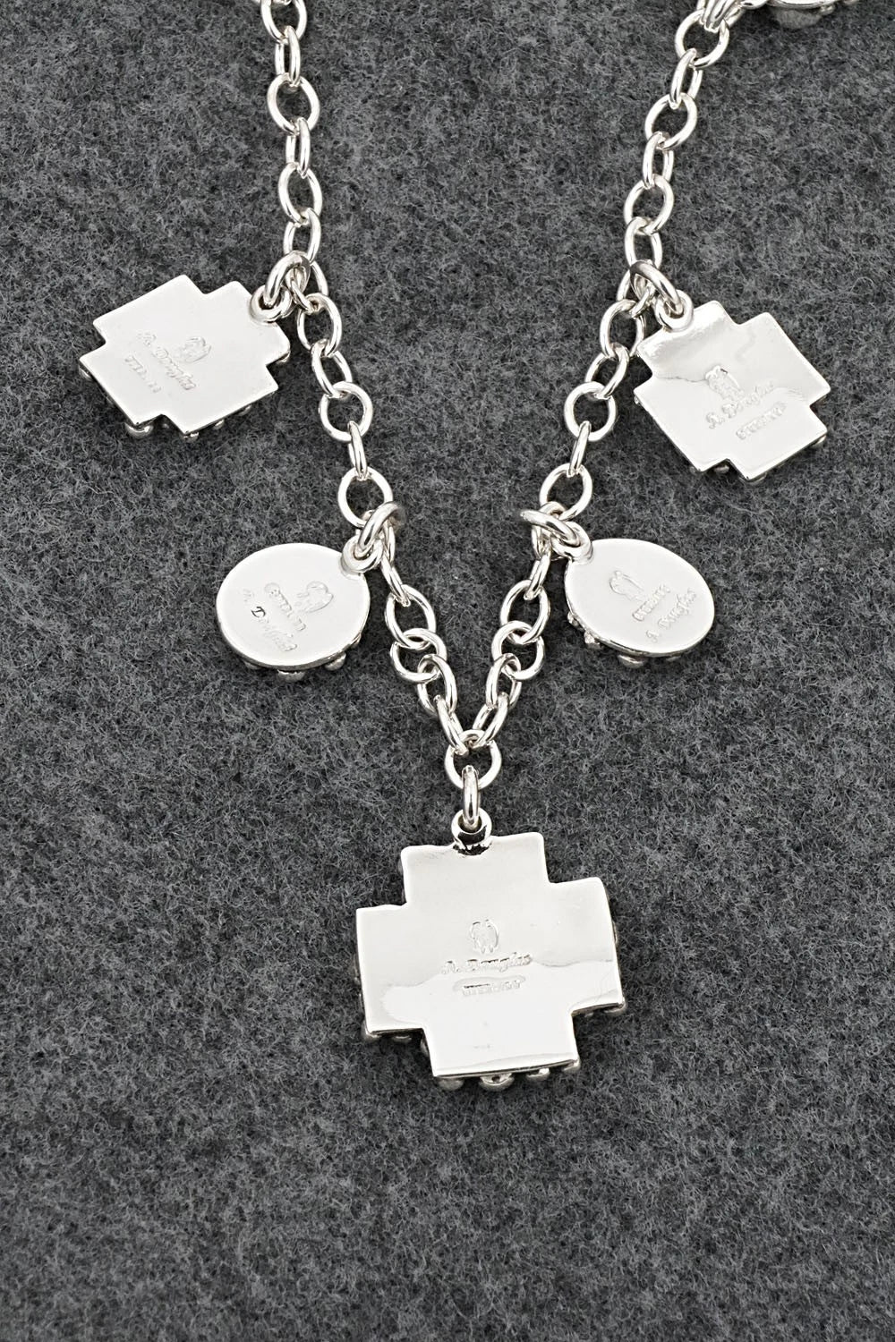 Coral & Sterling Silver Necklace - Akee Douglas