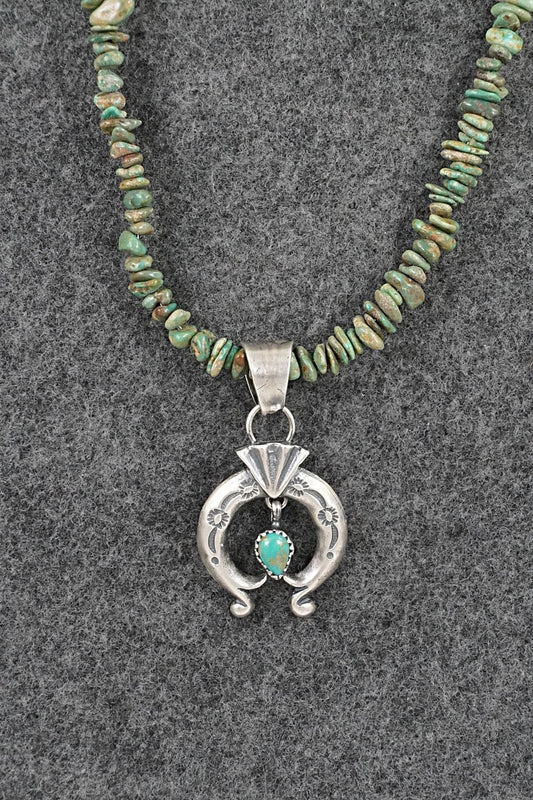 Turquoise & Sterling Silver Necklace - Sharon McCarthy