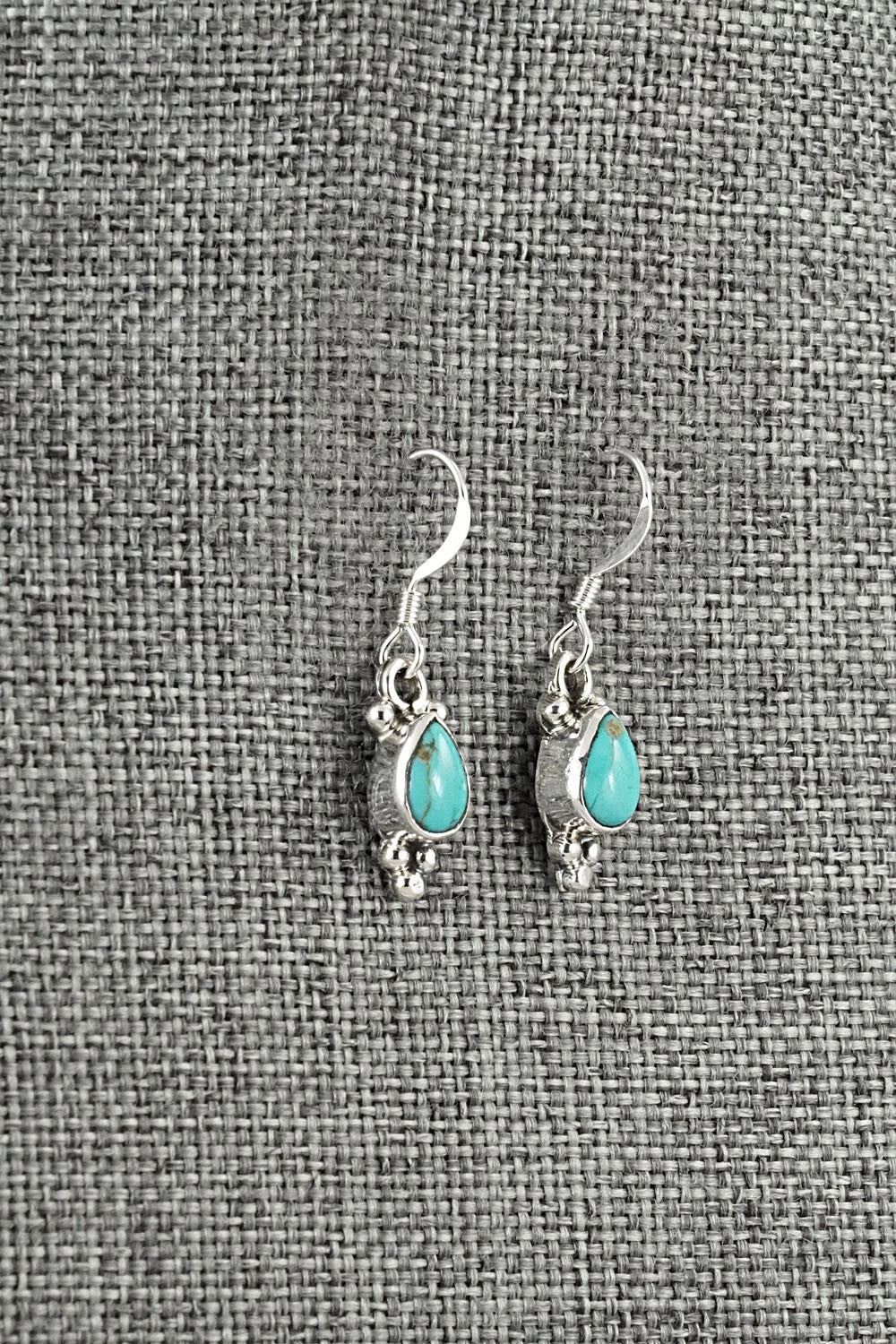 Turquoise and Sterling Silver Earrings - Sharon McCarthy