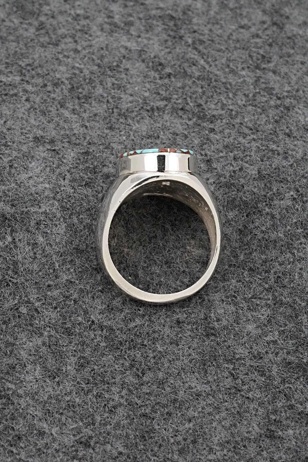 Turquoise & Sterling Silver Ring - Wilbert Gray - Size 9