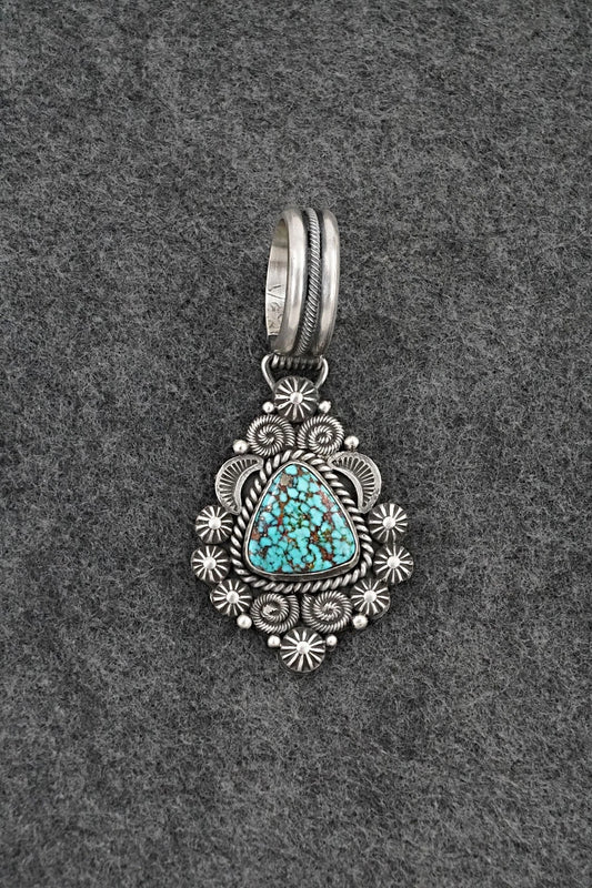 Turquoise & Sterling Silver Pendant - Rosita Calladitto