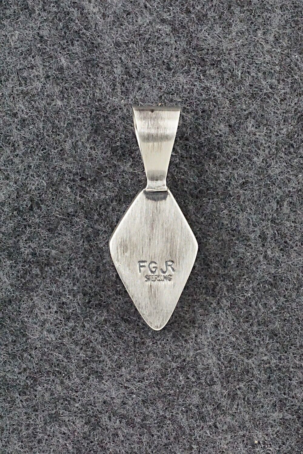 White Buffalo & Sterling Silver Pendant - Fred Guerro