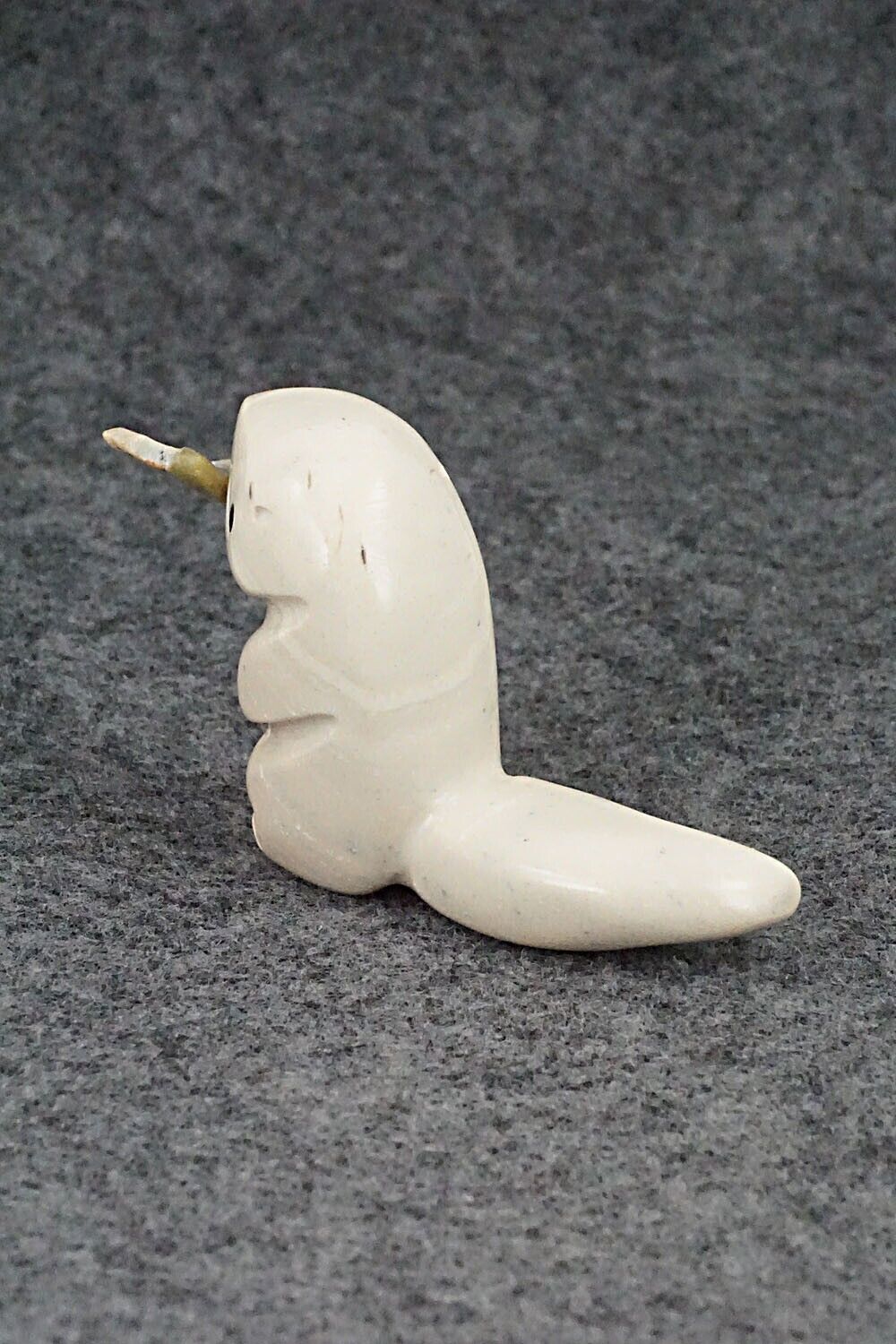 Otter with Fish Zuni Fetish Carving - Justin Red Elk