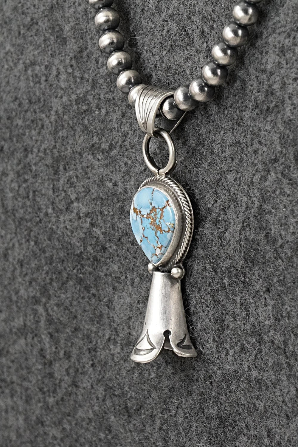 Turquoise & Sterling Silver Necklace - Sharon McCarthy