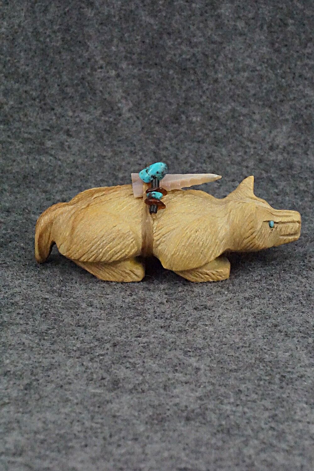 Badger Zuni Fetish Carving - Douglas Martza