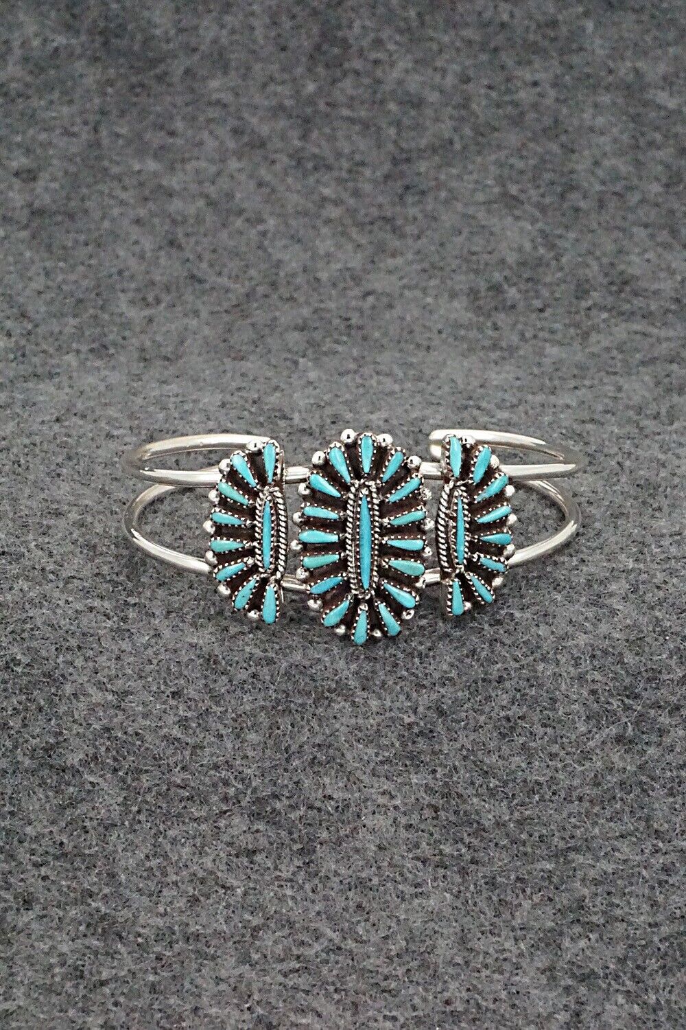 Turquoise & Sterling Silver Bracelet - Judy Wallace