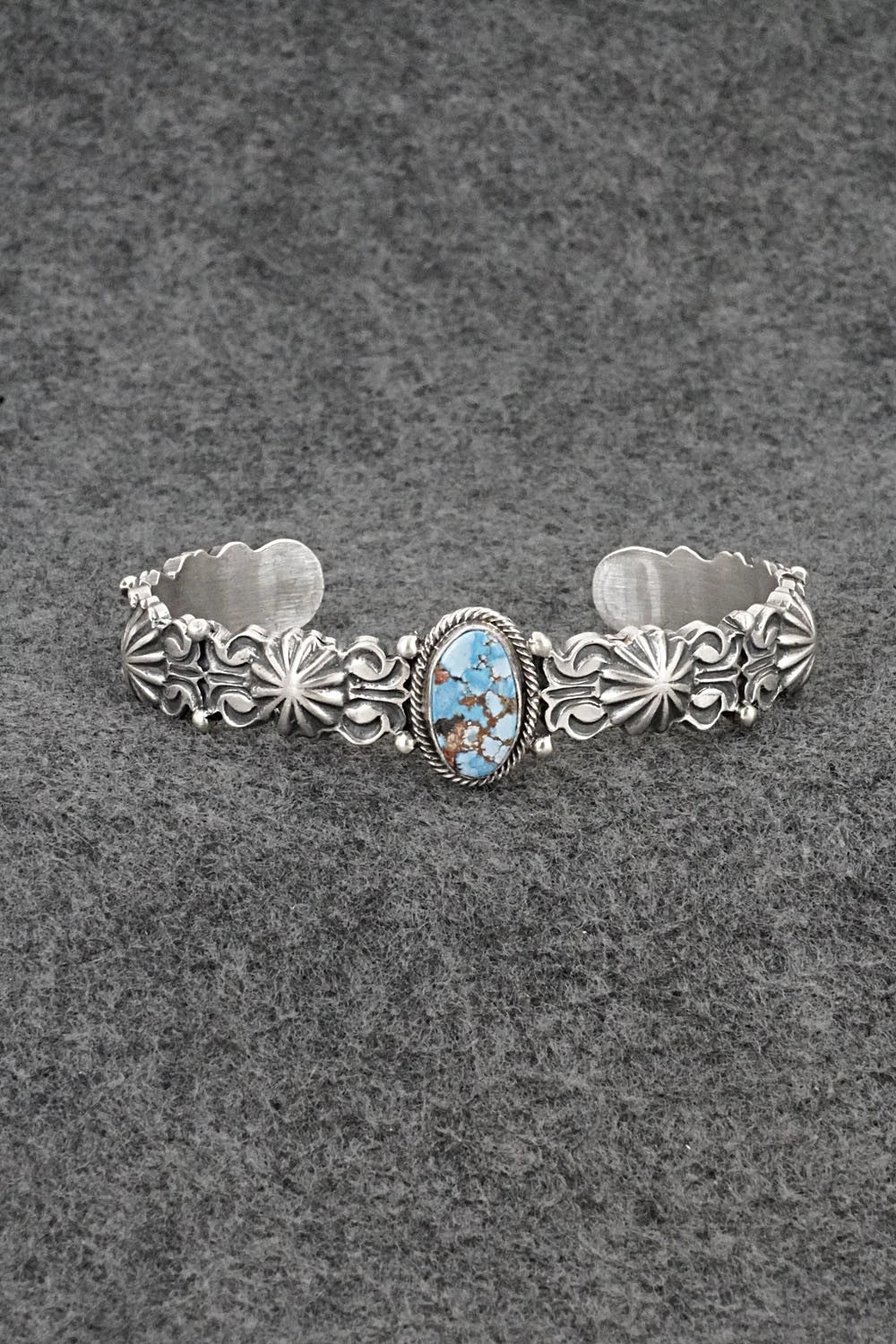 Turquoise & Sterling Silver Bracelet - Thomas Yazzie