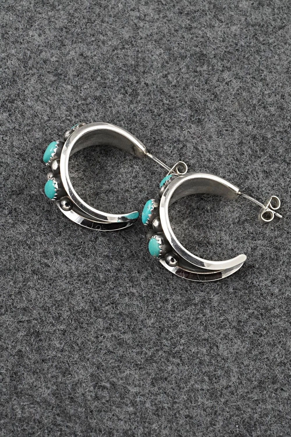 Turquoise & Sterling Silver Earrings - Paul Largo
