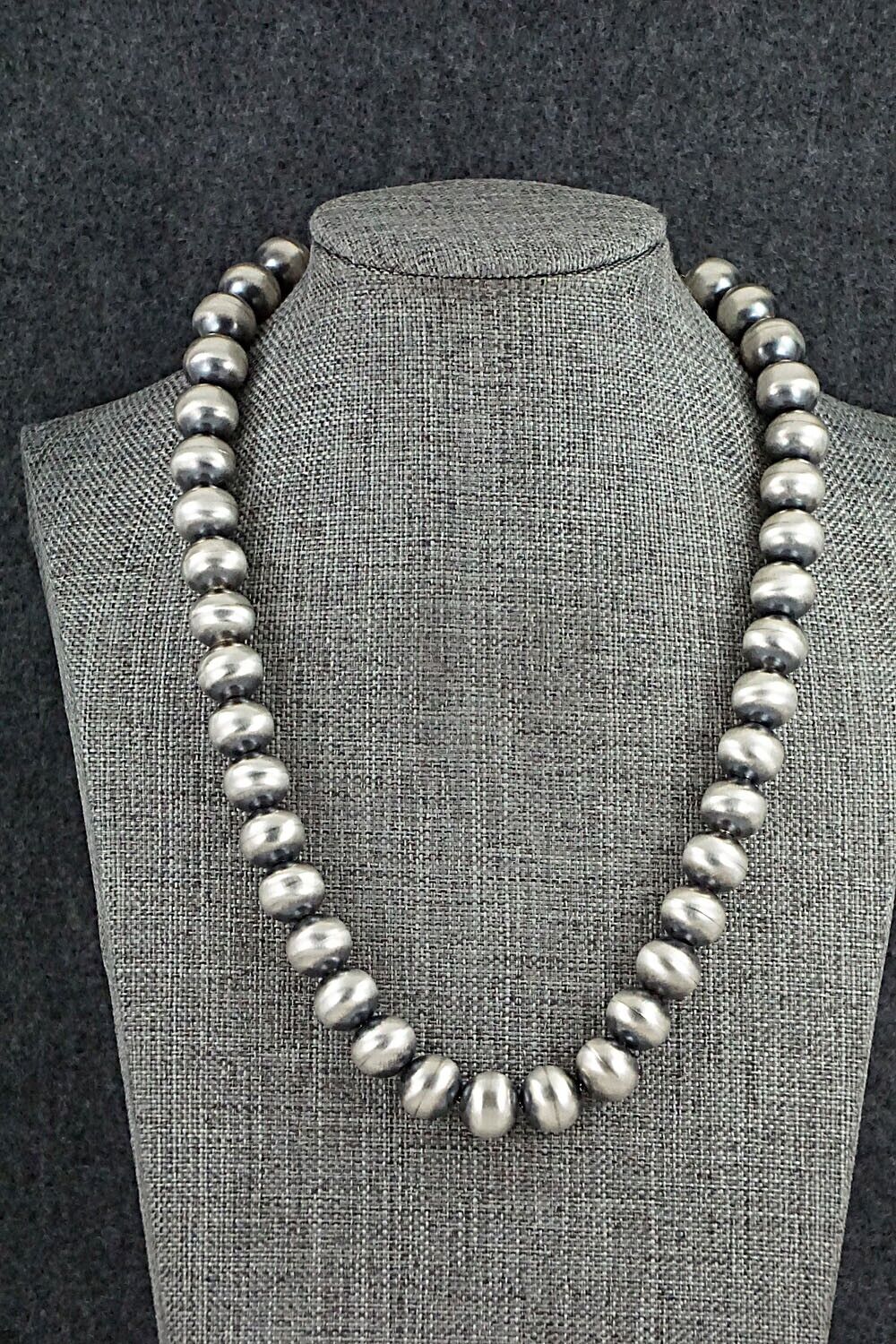 Sterling Silver Navajo Pearl Necklace - Jan Mariano
