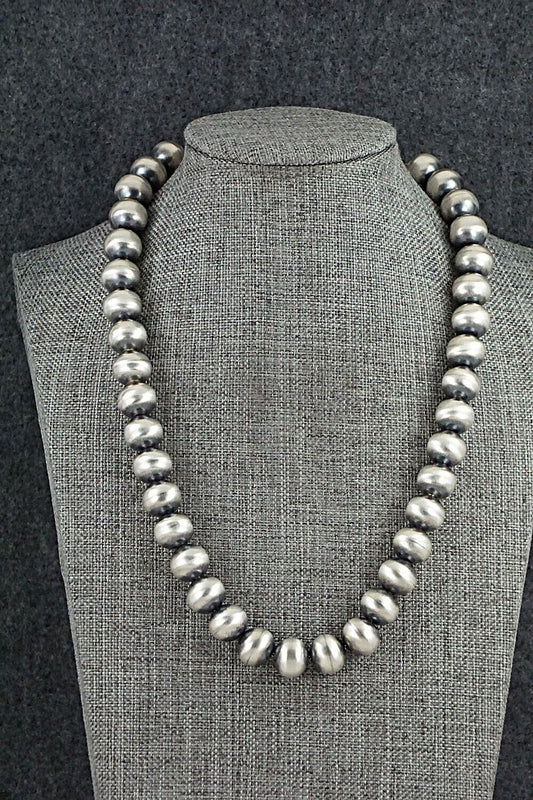 Sterling Silver Navajo Pearl Necklace - Jan Mariano