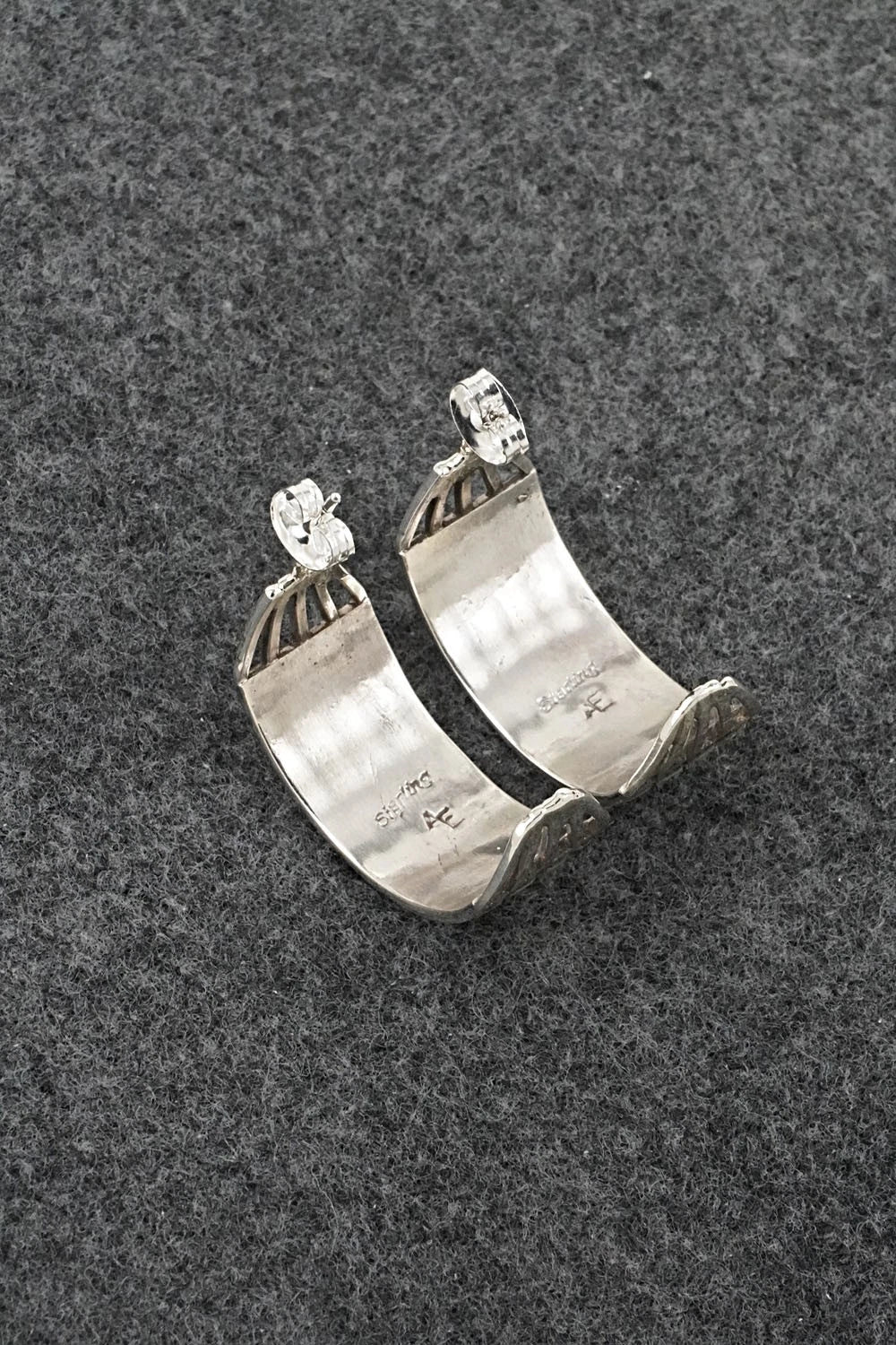 Turquoise & Sterling Silver Earrings - Andrew Enrico