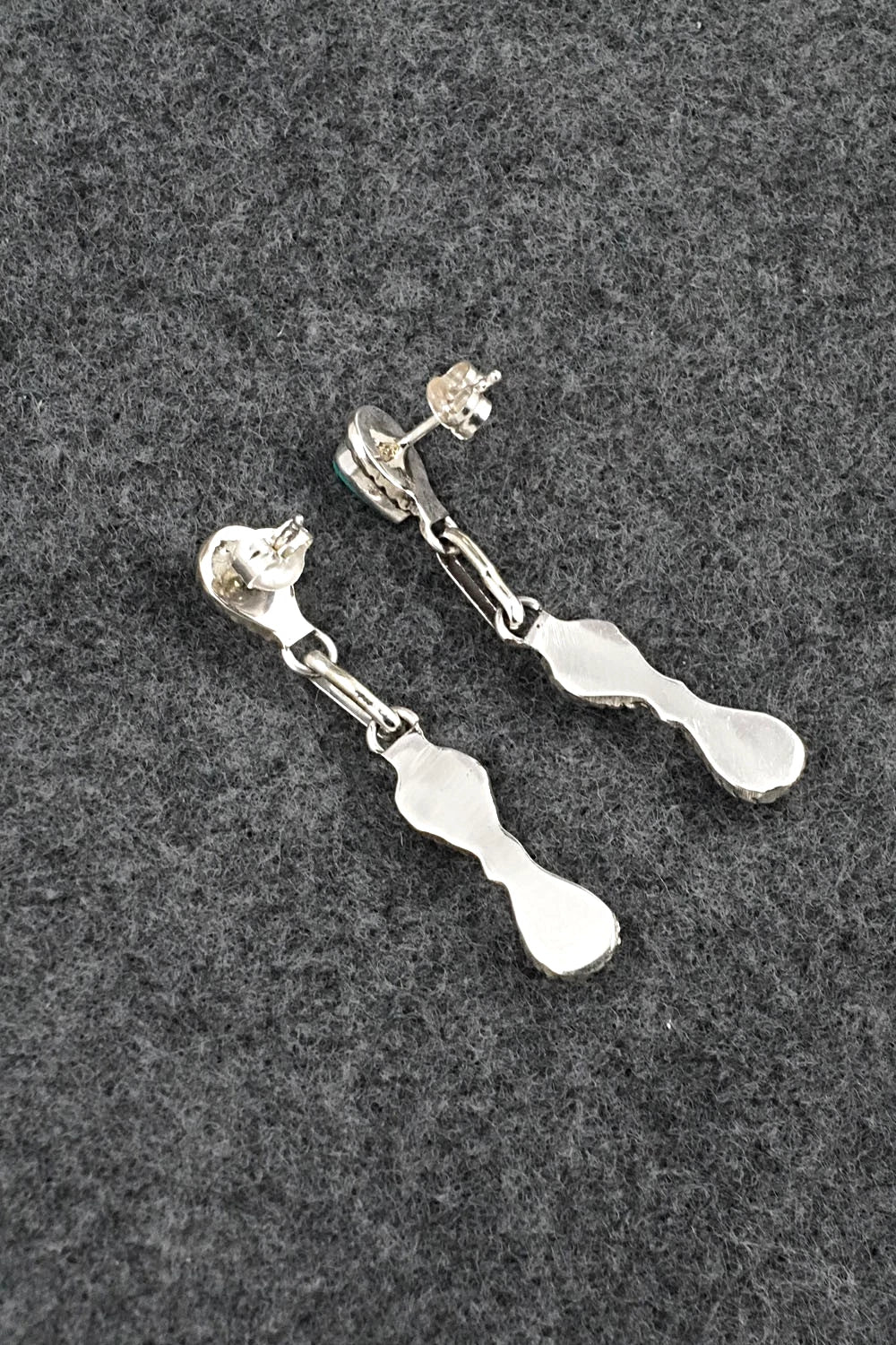 Mother of Pearl & Sterling Silver Earrings - Carol Lateyice