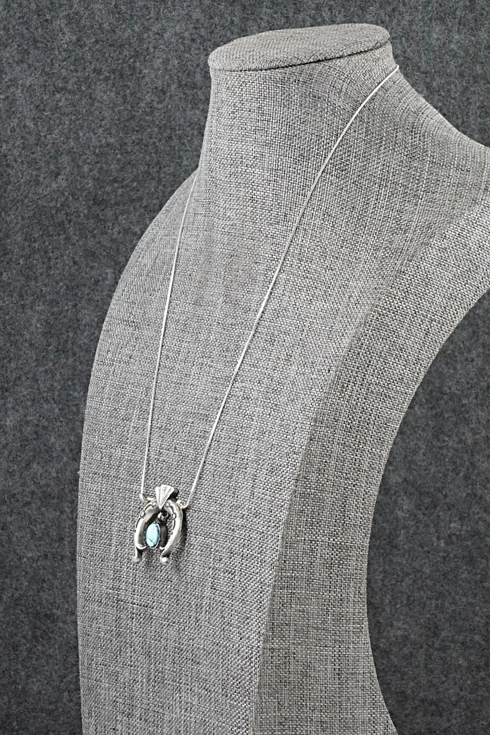 Turquoise & Sterling Silver Necklace - Gary Shorty
