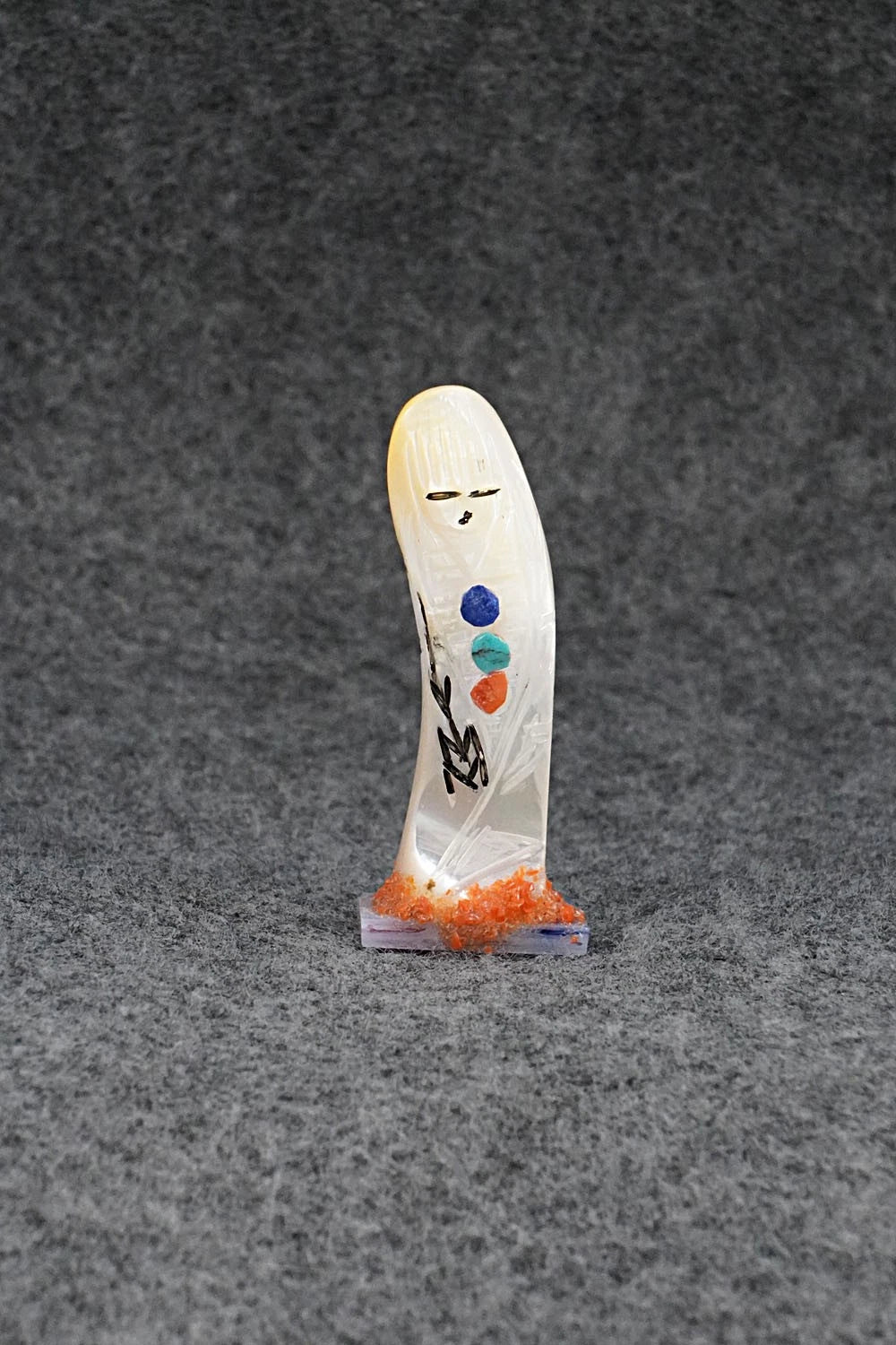 Corn Maiden Zuni Fetish Carving - Gloria Chattin