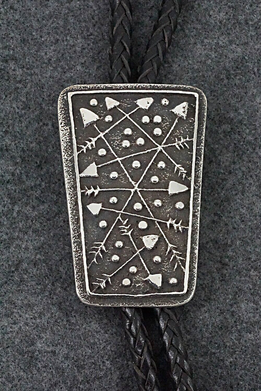 Sterling Silver Bolo Tie - Delbert Arviso