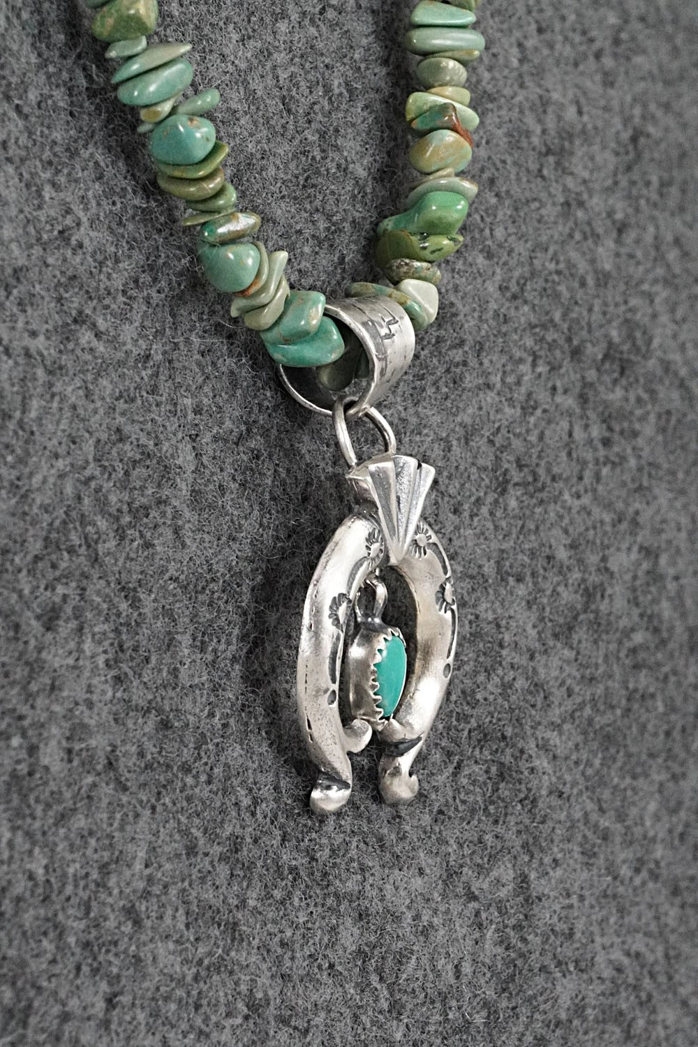 Turquoise & Sterling Silver Necklace - Sharon McCarthy