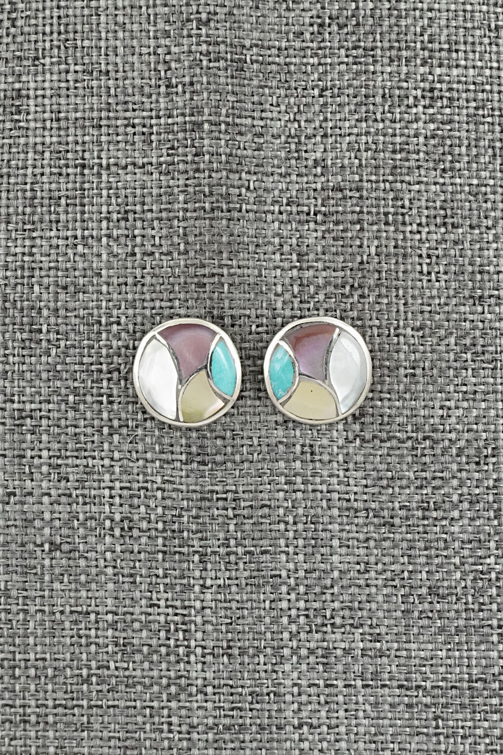 Multi-Stone & Sterling Silver Earrings - Orena Leekya