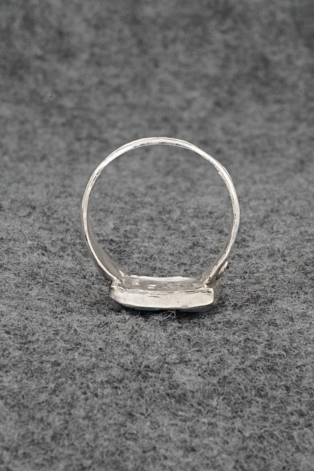 Multi-Stone & Sterling Silver Inlay Ring - Ola Eriacho - Size 13.5