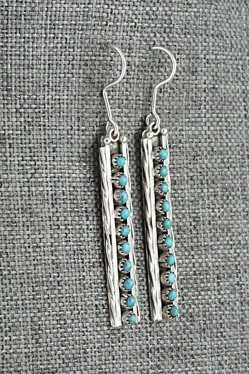 Turquoise & Sterling Silver Earrings - Stephen Haloo