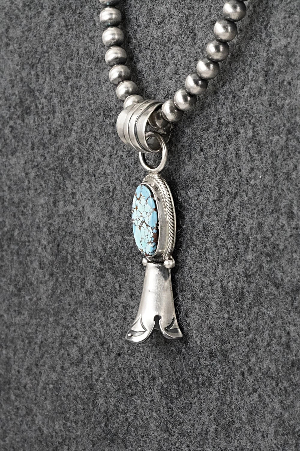 Turquoise & Sterling Silver Necklace - Sharon McCarthy