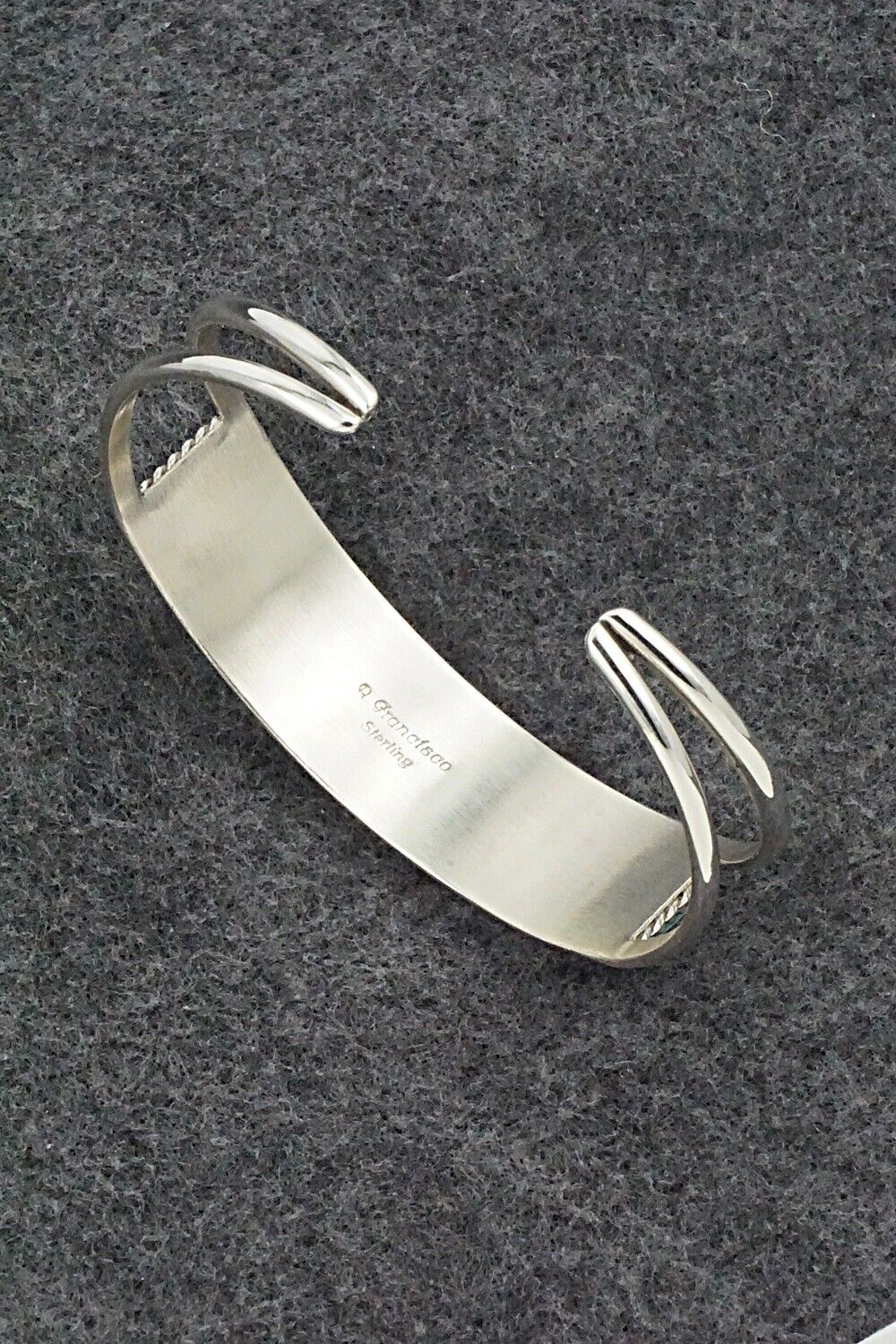 Turquoise & Sterling Silver Bracelet - Roland Francisco