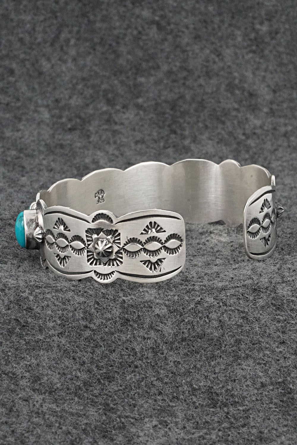 Turquoise & Sterling Silver Bracelet - Thomas Yazzie