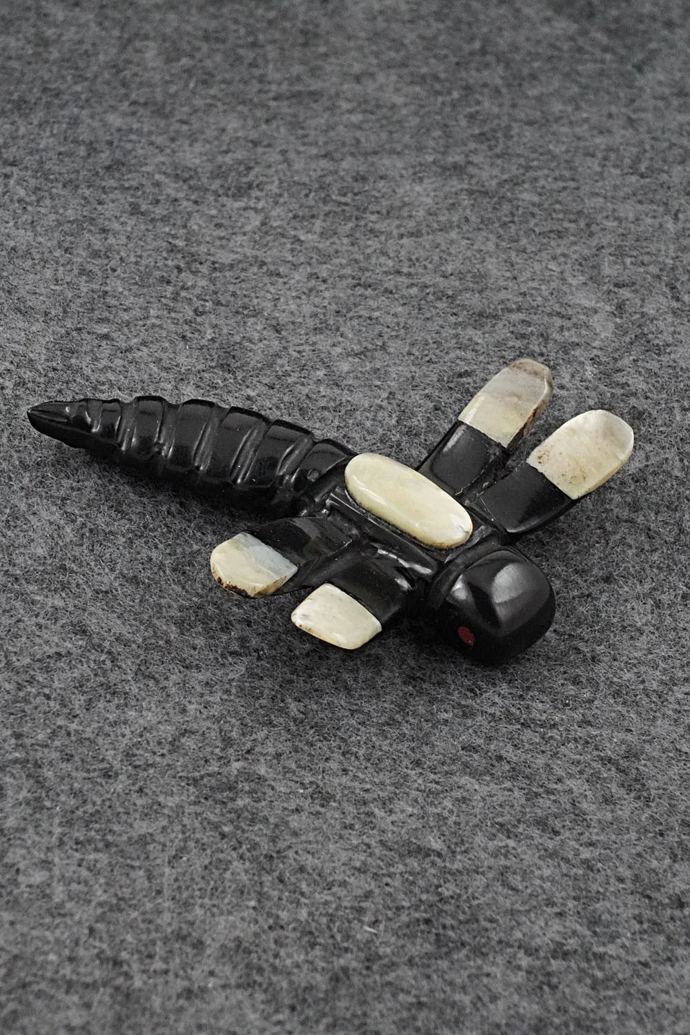 Dragonfly Zuni Fetish Carving - Justin Red Elk