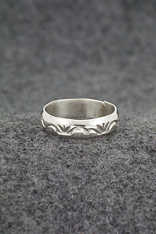 Sterling Silver Ring - Elaine Tahe - Size 9