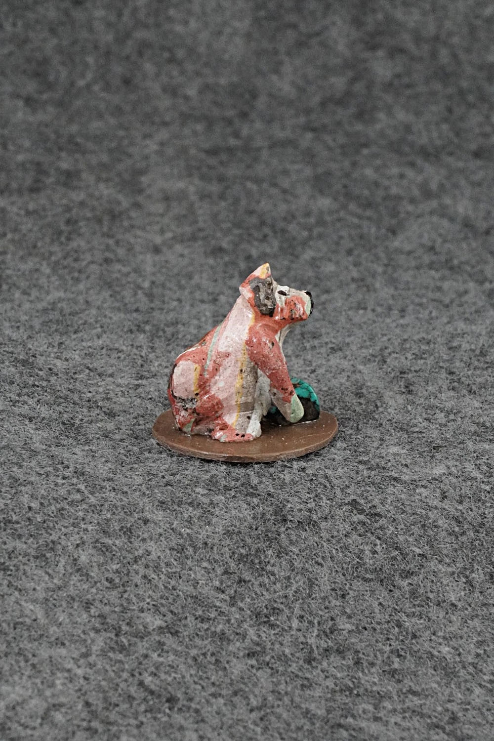 Dog Zuni Fetish Carving - Ruben Najera