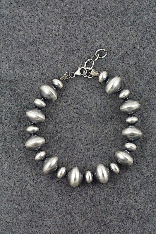 Sterling Silver Navajo Pearl Bracelet - Tonisha Haley