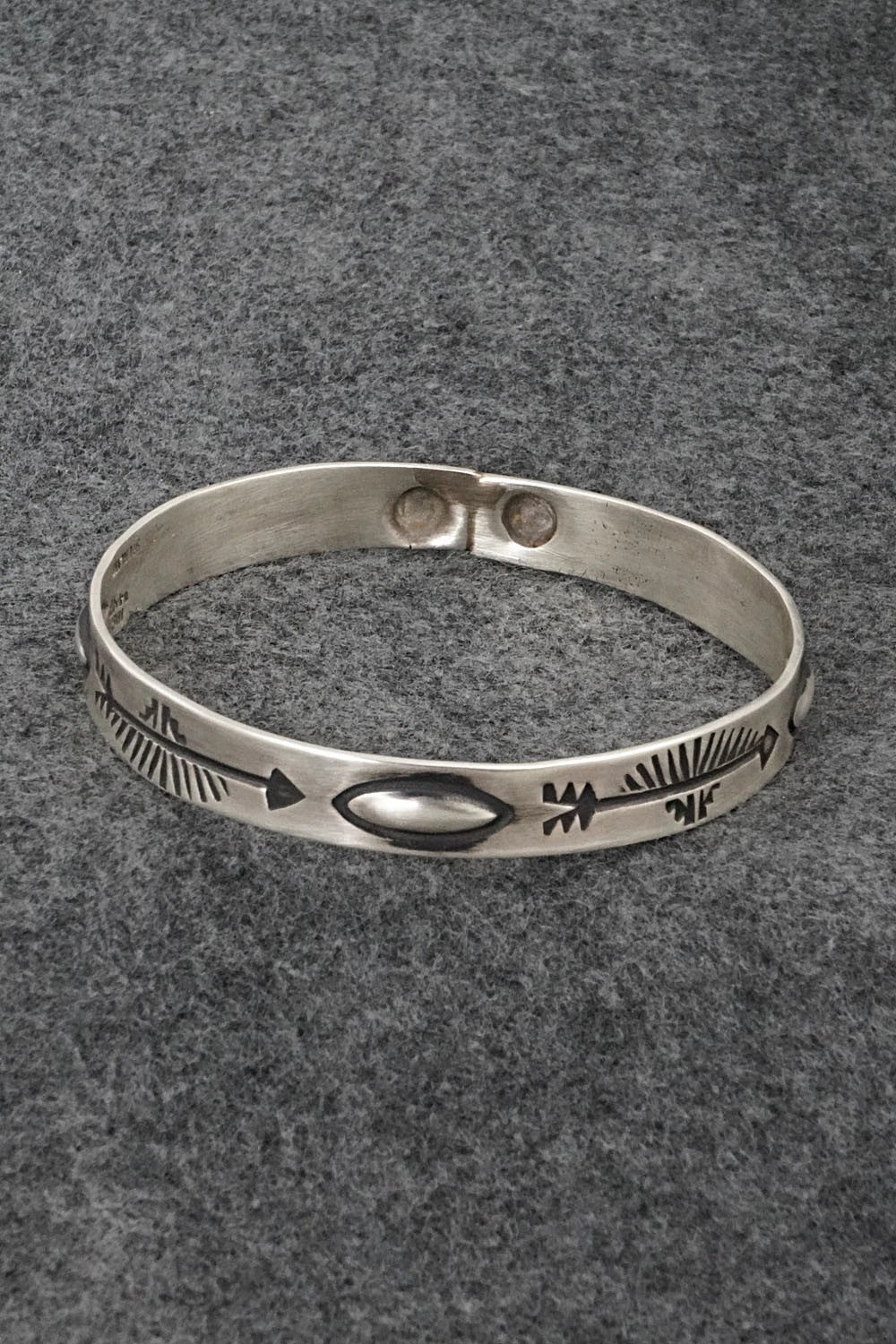 Sterling Silver Bangle Bracelet - Elvira Bill