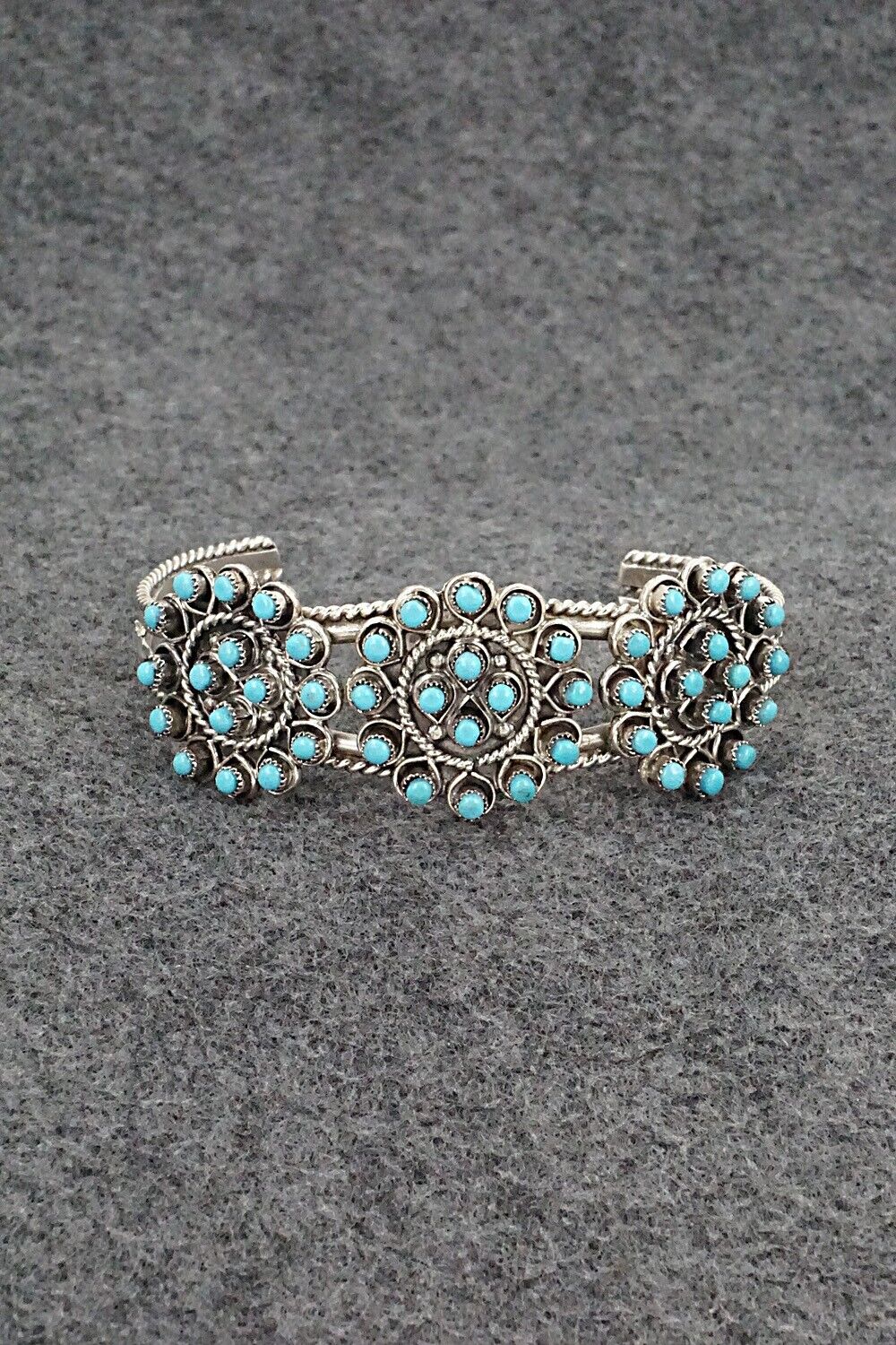 Turquoise & Sterling Silver Bracelet - Wayne Johnson