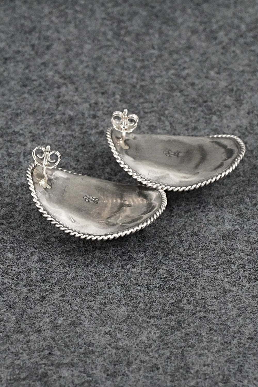 Turquoise & Sterling Silver Earrings - Bobby Platero