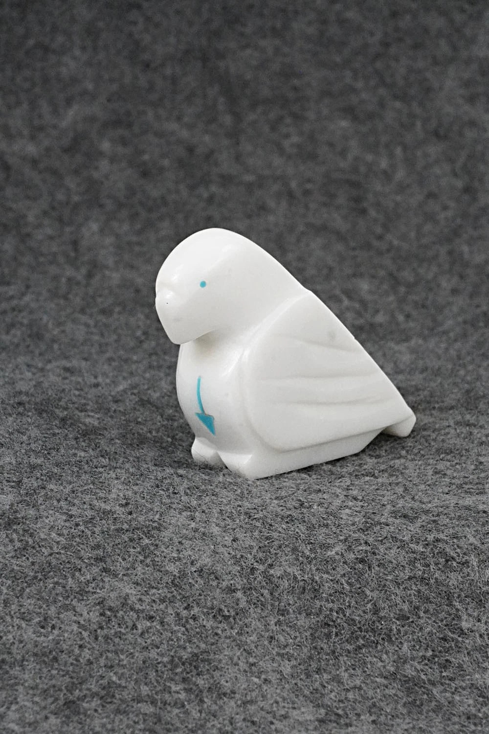 Eagle Zuni Fetish Carving - Clayton Panteah