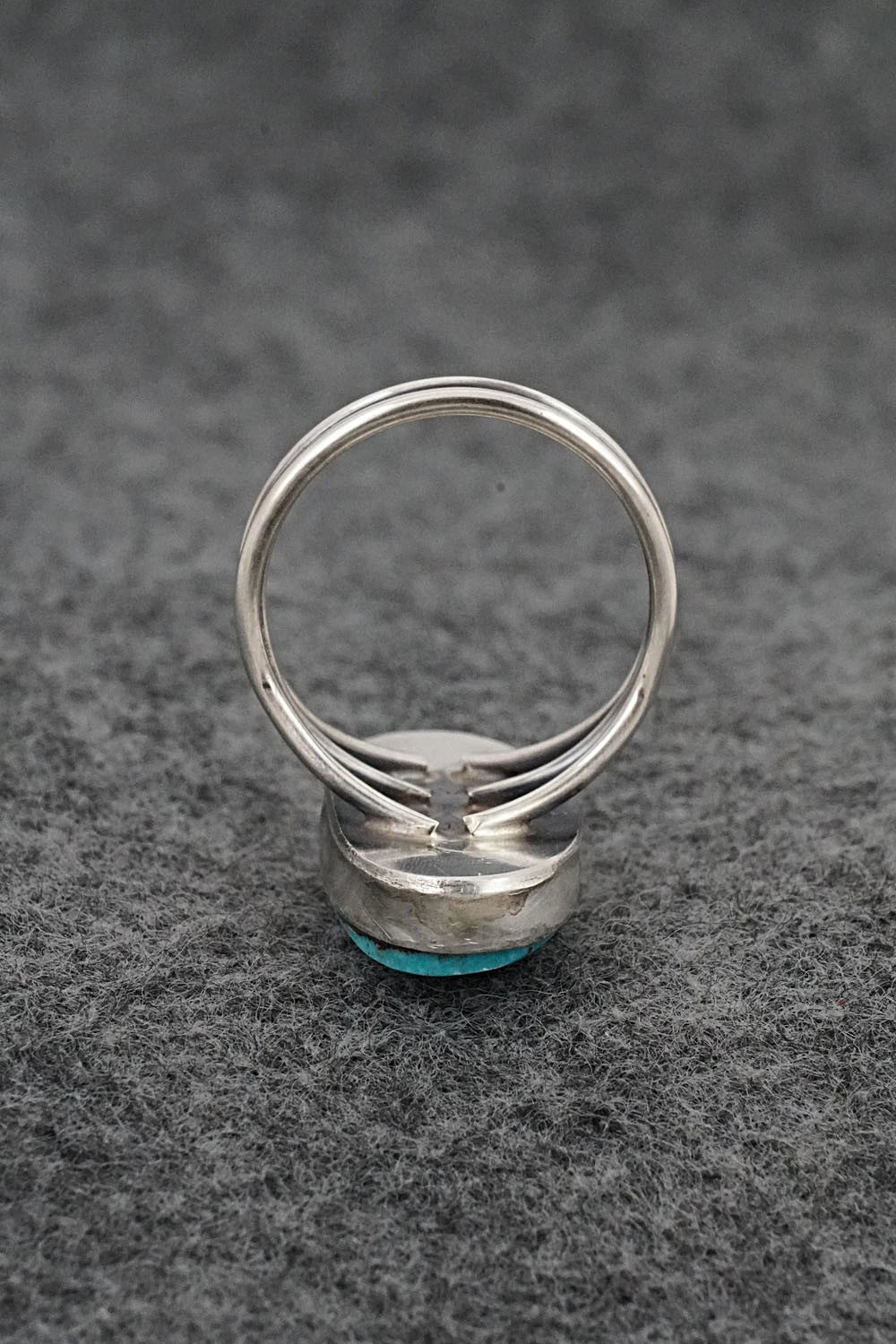 Turquoise & Sterling Silver Ring - Rena Begay - Size 8