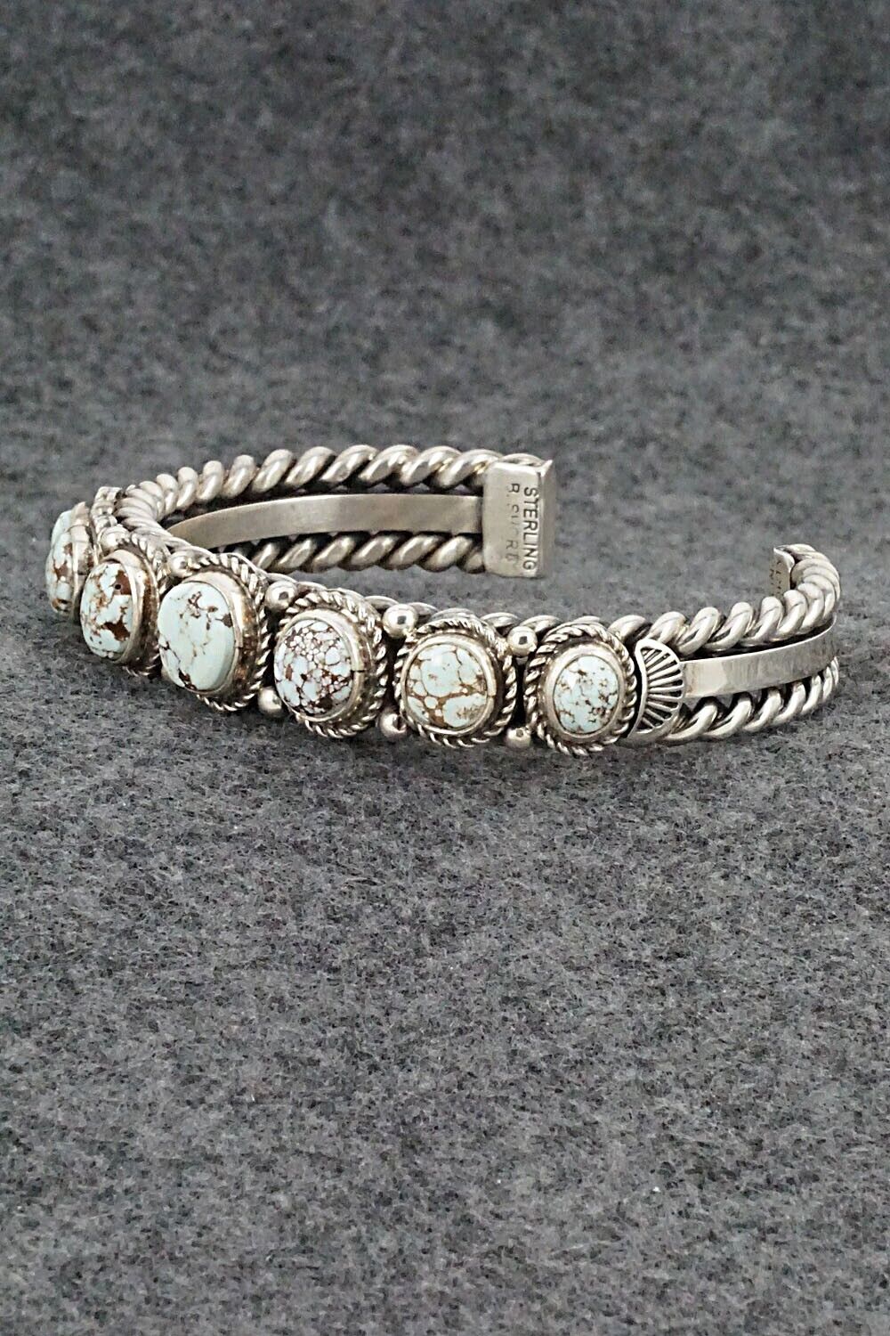 Turquoise & Sterling Silver Bracelet - B. Shorty