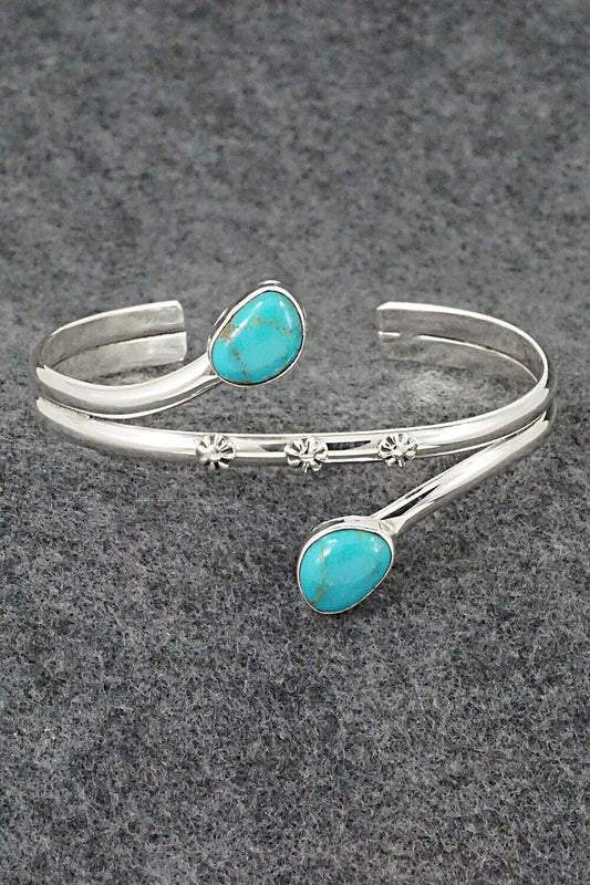 Turquoise & Sterling Silver Bracelet - Thomas Yazzie