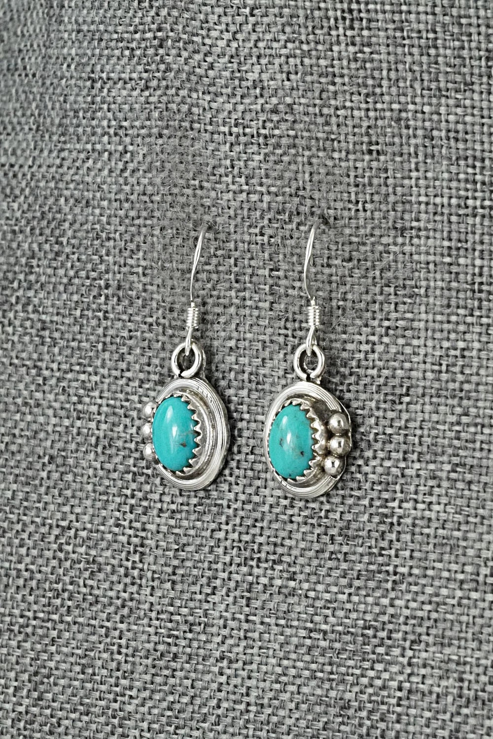 Turquoise & Sterling Silver Earrings - Rita Largo